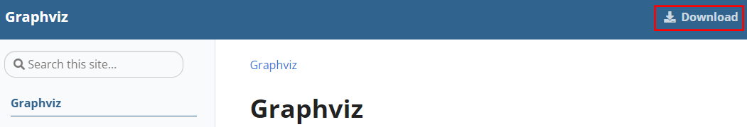 Graphvizのダウンロード